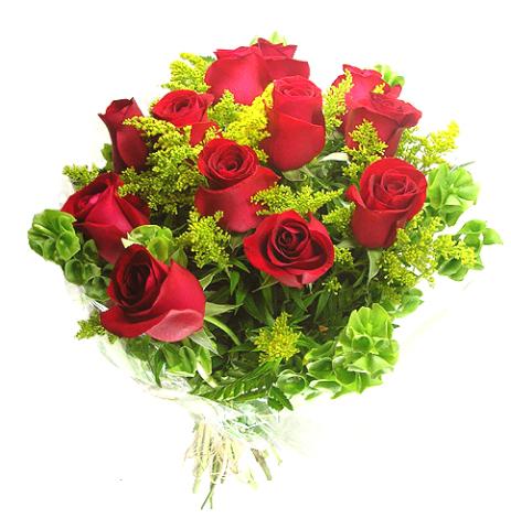 Buquê com 18 Rosas Colombianas Vermelhas