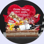 cesta rosas