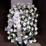 Coroa de Flores com Orquídeas