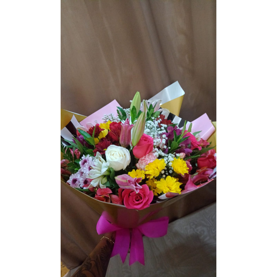 Buquê de flores do campo