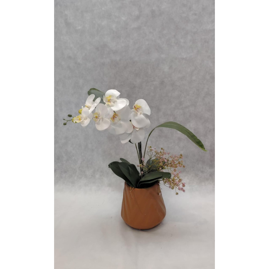 ARRANJO COM ORQUÍDEA PERMANENTE