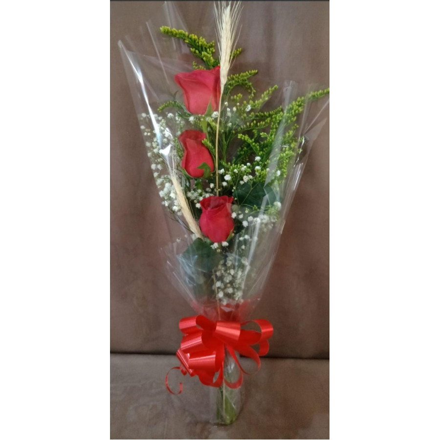 Buquê 3 MOTIVOS PRA TE AMAR