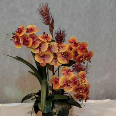 ARRANJO DE ORQUÍDEA ARTIFICIAL
